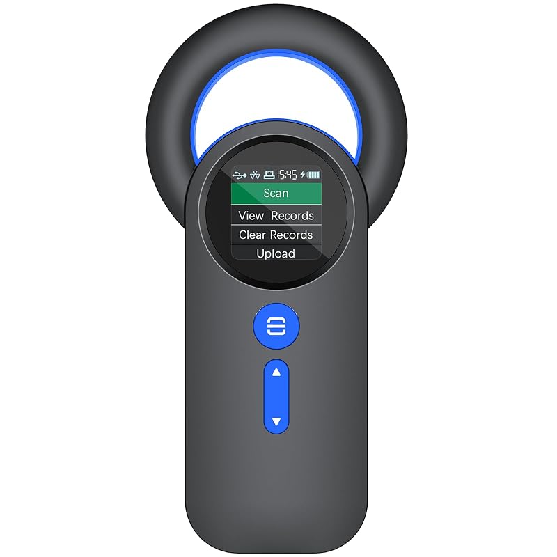 Leitor de Microchip Animal Portátil symcode Q30 Bluetooth Dual-Frequency FDX-B e EMID