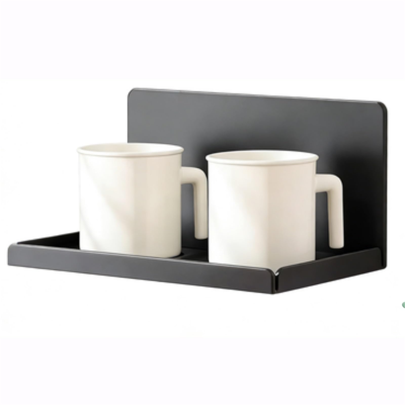 CYairong-22 Cup Display Shelf Refrigerator Magnetic Storage Rack Household wall Mounted Drain Water Coffee Mug Display Rack(Small)