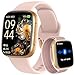 Reloj Inteligente Mujer 1.85" AMOLED Smartwatch Mujer con Llamadas y Asistente de Voz, 3ATM Whatsapp Notificaciones, SpO2/Pulsómetro/Monitor de Sueño, 110 Modos Deportes para iPhone Samsung Android