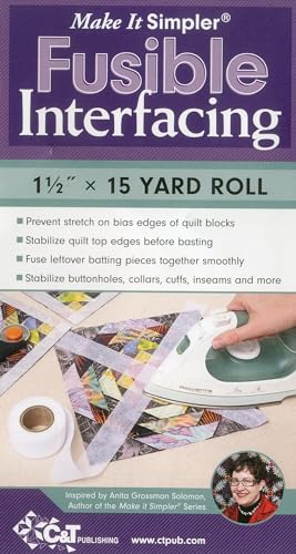 Make It Simpler Fusible Interfacing: 1 1/2" x 15 Yard Roll image 2