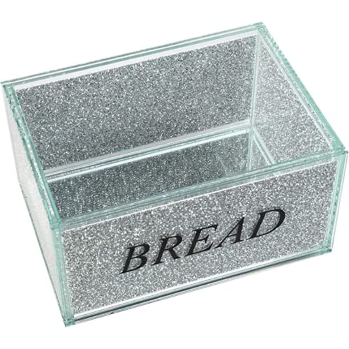 1One Made For You Xl Gatsby Home Decor Bread Box Container Filled With Crushed Diamond Crystals With Lid To Keep It Fresh & Sparkly - Ideal Gift Item #TOP2