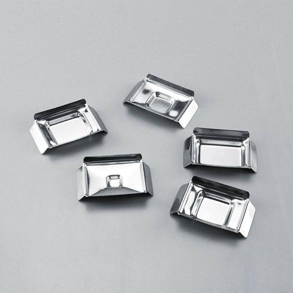 10 Stück Edelstahl-Einbettform Für Proben – Untere Paraffin-Einbettform – Laborgeräte – Chemie-Experimentierwerkzeuge(24x24x7mm)