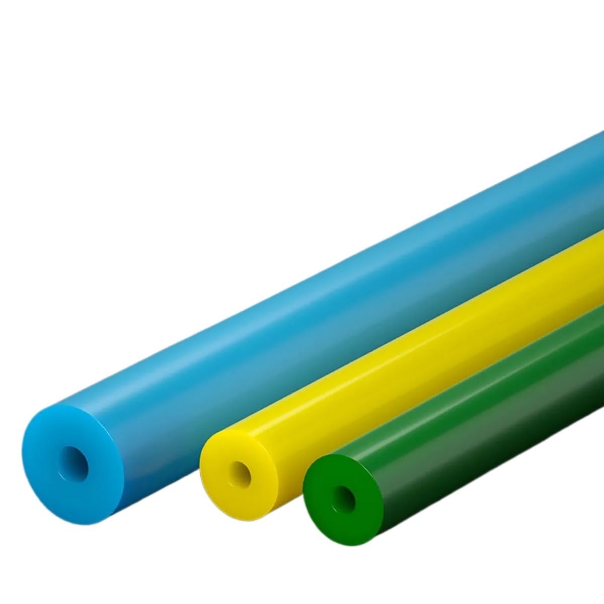 Farbiger PU-Hohlstab, 500 mm lang, 1 Stk