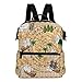 Produktbild KIMDFACE RucksackBrettspiel alte Karten IllustrationLaptoptaschen Casual Print Umhängetasche Student Daypack Reisen Wandern Camping Packs(29 * 16 * 38 cm)