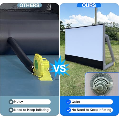 Pantalla Inflable SAYOK 10FT para Proyector Exterior miniatura 2