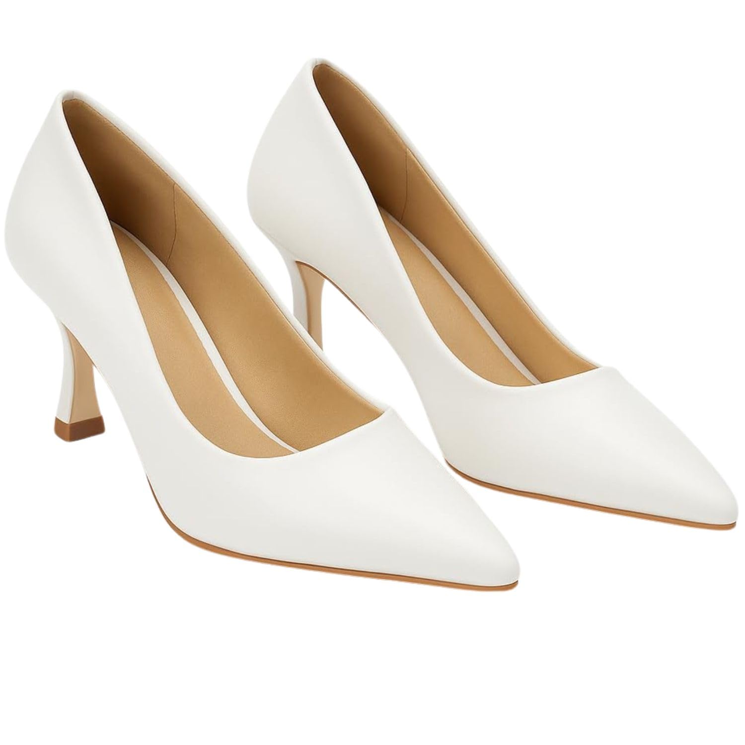 Women’s High Heel Pointed-Toe V-Cut Pumps with Slim Stiletto for Casual