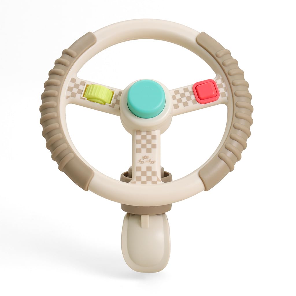 Itzy Ritzy - Bitzy Driver Steering Wheel Wagon and Stroller Activity Toy - 3