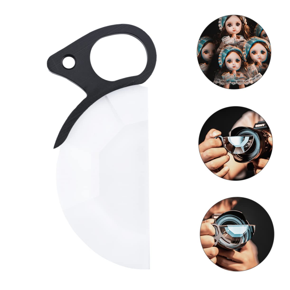 Tofficu Lid Optical Glass Kaleidoscope Prisms 79mm Diameter Enhance Your Photography Cool Refraction Effects