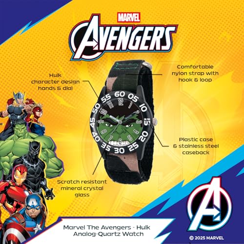 Marvel Kids' Plastic Time Teacher Analog Quartz Nylon Strap Watch2