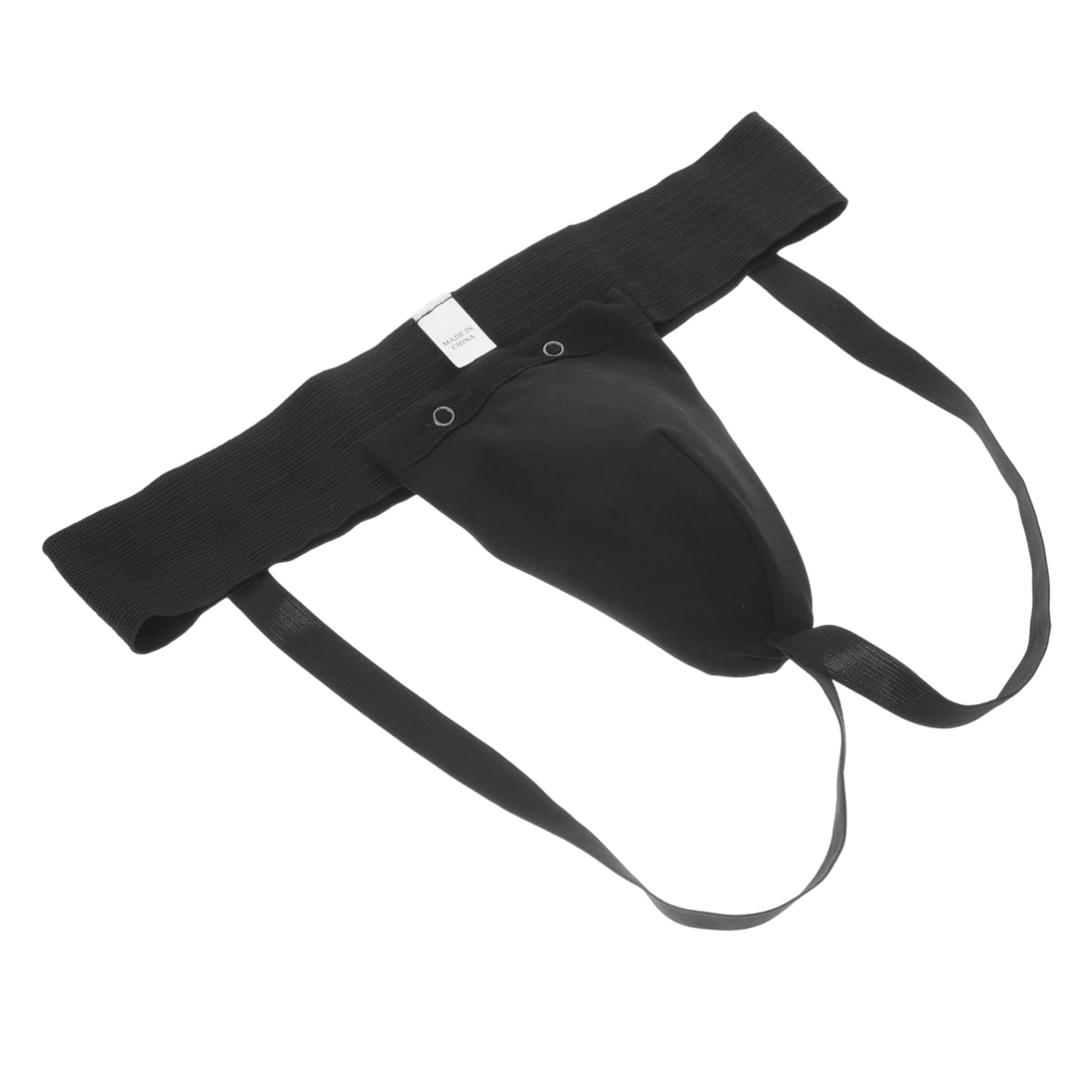 TENDYCOCO Boxing Crotch Pants Accessories for Boxing Supply Integrated Groin Guard Breathable Groin Guard Wear-resistant Crotch Protector Integrated Crotch Guard Groin Protector Cotton Black