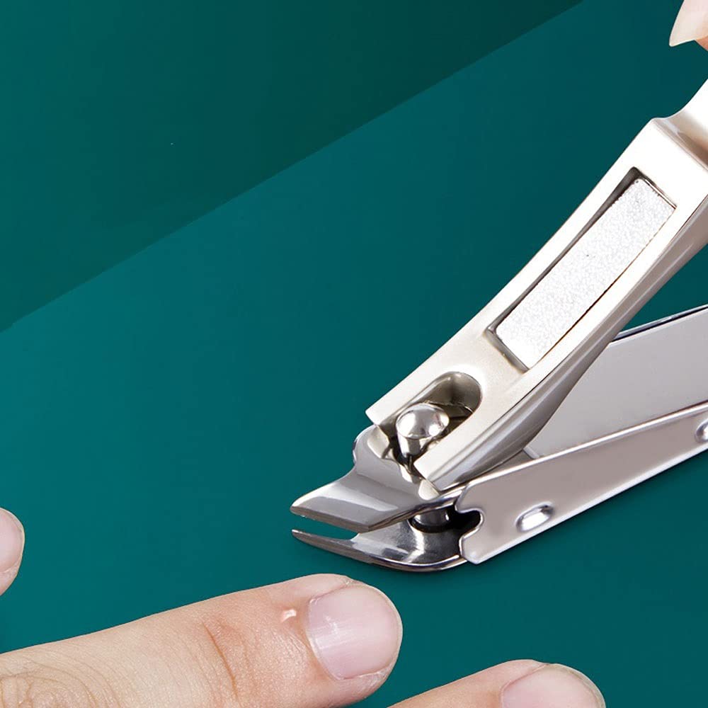 XIANGFAZJD Nagelschere 1 stück Trimmer Nagelclipper, Nagelschere Edelstahl, Professionelle Cutters Nutikula Werkzeug für Manikürezange Nipper Werkzeuge (Color : Silver, Size : Small)