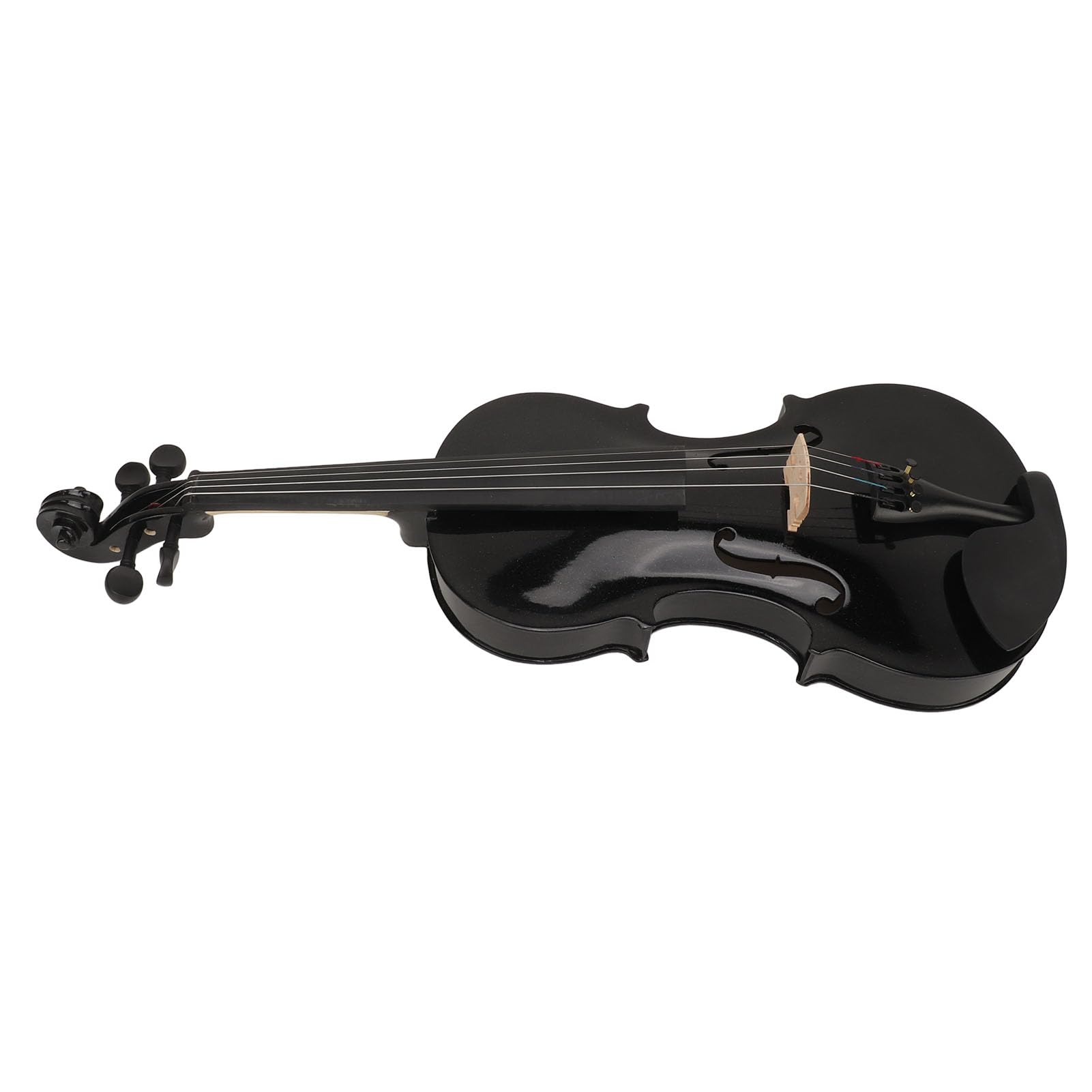 Dilwe Violino Acustico in Tiglio 4 4 Set Violino per Principianti con Custodia Accordatore e Archetto 59,5 X 21,5 X 8 Cm per Bambini Adulti Studenti Pratica Apprendimento e Utilizzo Iniziale (BLACK)