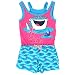 Finding Dory Girls Romper (4T, Whale Pink)