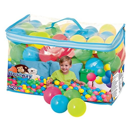 Bestway 52027 - Bolas de Colores para Piscina de Bolas Hinchable