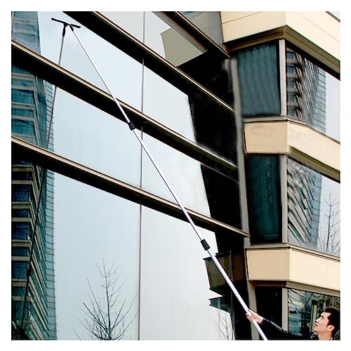 Window Cleaning Pole Kit, Telescopic Squeegee Window Cleaner High Reach Duster, Window Cleaning Tool for Outside Household Porch (Size : Length 1.2m/120cm/47.2inch)