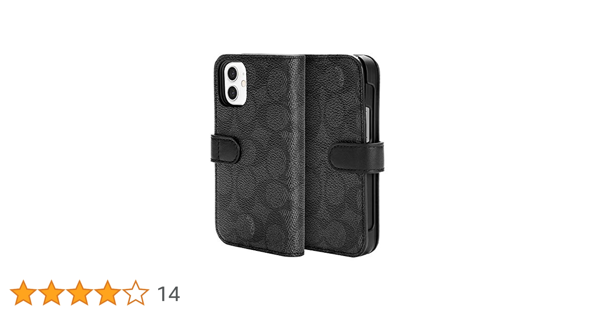 『A024』★正規品★COACH iPhone12miniケ–ス/Black Amazon.com: Coach Leather Slim Case for iPhone 12 mini Black