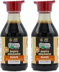 Kit 2X: Shoyu Orgânico Suave MN Food 210ml