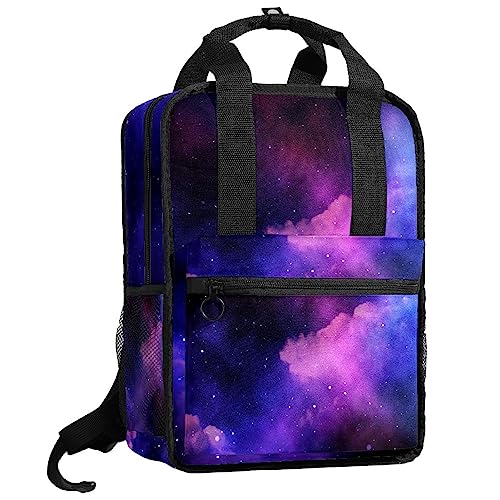 Sac à dos pour garçons motif ciel abstrait multicolore de 35,5 cm
