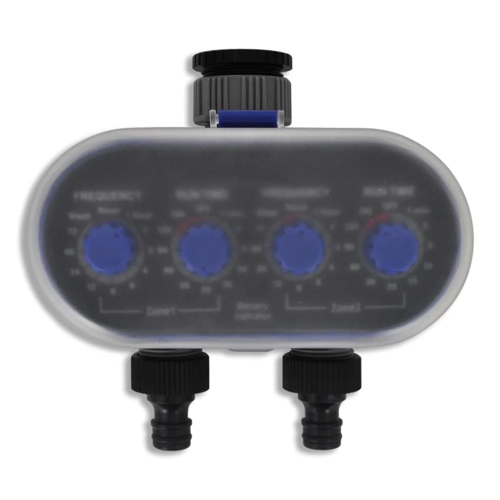 Timer Irrigazione Elettronico Automatico da Giardino 2 Prese,Programmatore d'irrigazione da Giardino, per Tutti i Tipi di rubinetti