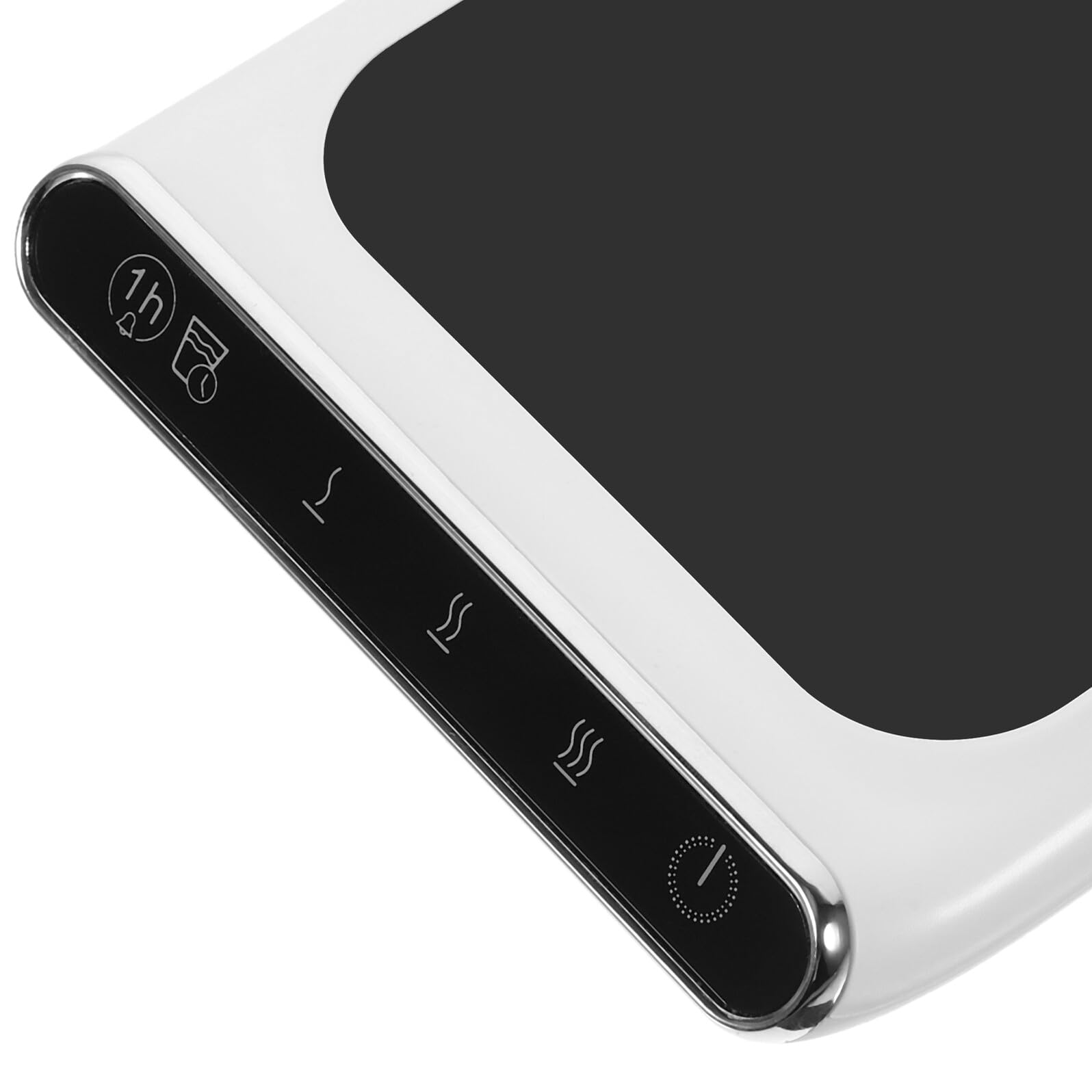 Calentador de Tazas Ligero Material Abs y Vidrio Posavasos Calefactor USB 3 Niveles de Temperatura Ajustable para Taza Adecuado para Hogar y Oficina