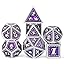 Purple With Silver Edge