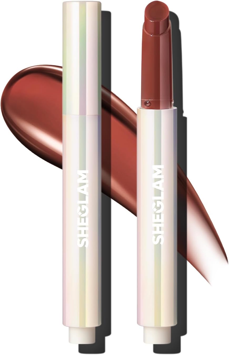 PoutPerfect Moisturizing Solid Lip Gloss Non Sticky Lipstick with Coconut Oil - Sepia Kiss