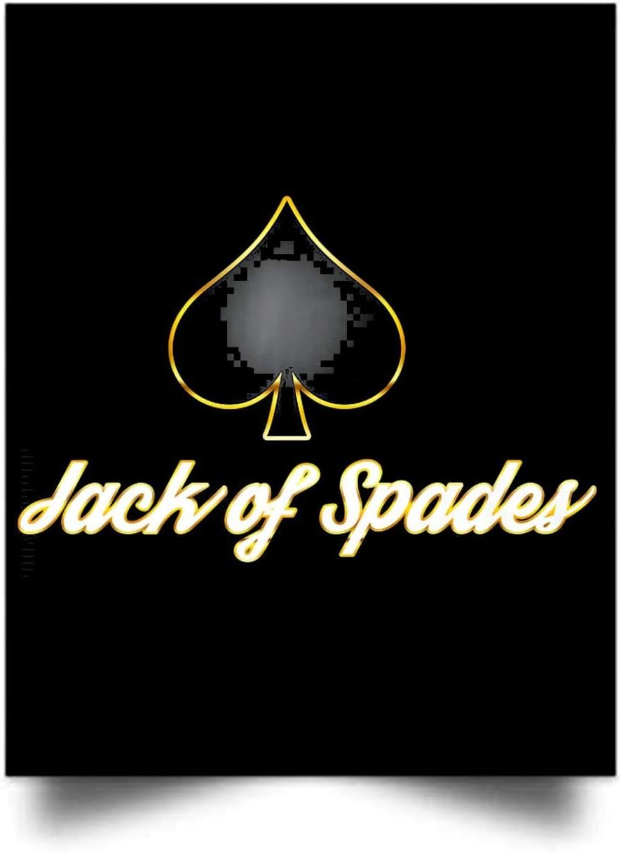 macknessfr Jack of Spades Tattoo Kinky BBC Wall Art Print Poster Home Decor(17x22)