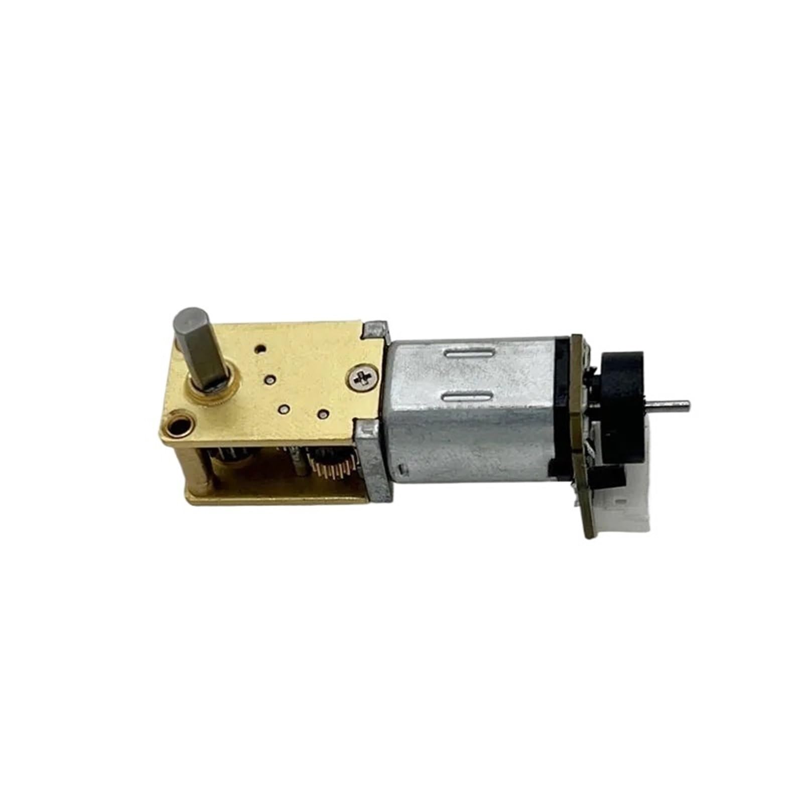 Reductor de engranajes N20 de metal con codificador y eje S para micromotores CC de robot 5