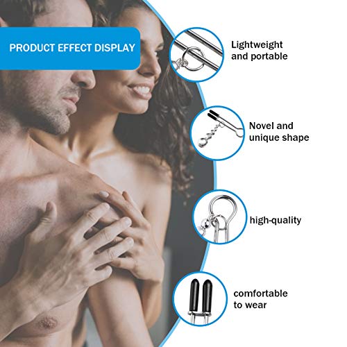 Artibetter – Grampos para mamilos de mamilo sem piercing para mamilo, brinquedos de estimulação dos