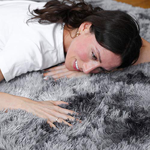 image for Yome Machine Washable Area Rug, Fuzzy Soft Carpet with Durable Edges, 