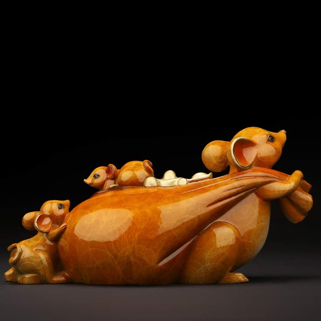 Amazon｜中国の風水像 2020 中国の干支 ねずみ年 すべての銅製のネズミ