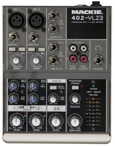 Mackie 402-VLZ3 4-Ch. Compact Recording/SR Mixer