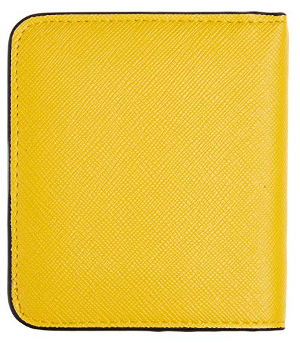Toughergun Womens Rfid Blocking Small Compact Bifold Leather Pocket Wallet Ladies Mini Purse With Id Window (Sl Yellow) #TOP3