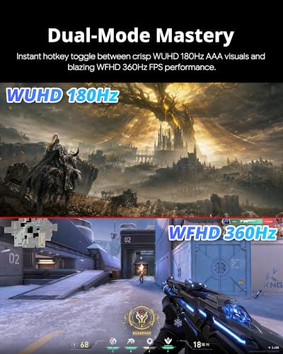 Image of W34KB 34 inch 5K Dual Mode Gaming Monitor (Honeycomb - with Stand)