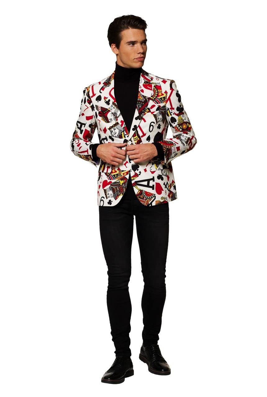 OpposuitsMen's Crazy Fun Blazer - Perfect for Special Party Jacket - Stylish, Jacket