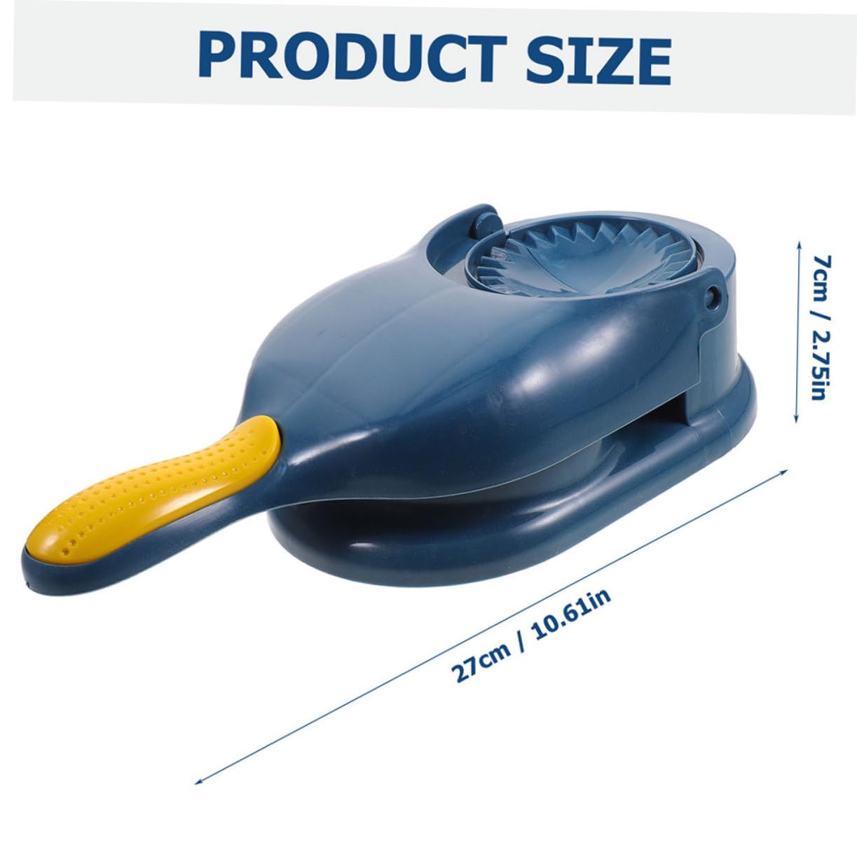 BRIGHTFUFU 2Pcs Dumpling Maker Tool Manual Dough Presser for Creation Portable Kitchen Gadget for Homemade Dumpling and Biscuits