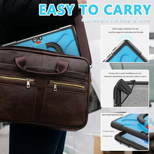 Coque antichoc Microsoft Surface Go évite les bris d'écran béquille bleu - 5