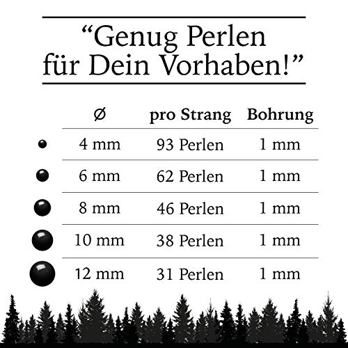 Seven9 - Perle di onice forate per il fai da te e