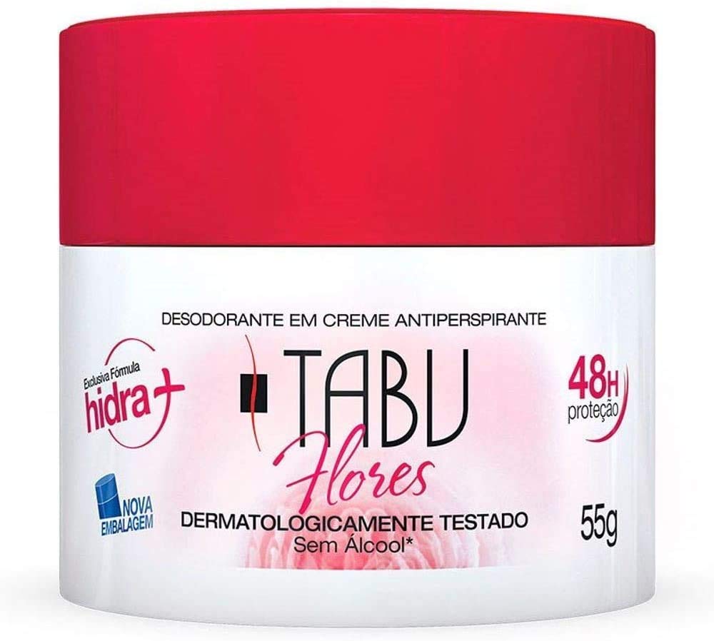 Tabu Desodorante Creme Antip. -Flores 55 Gr