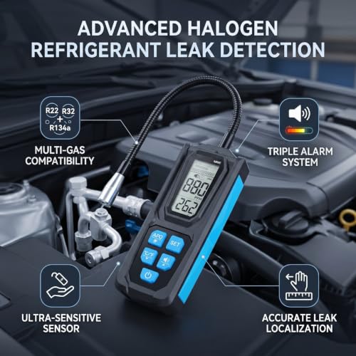 Luocute Detector Halógeno para HVAC R22 R32 R134a 5