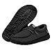 HEYDUDE Boy's Wally Youth Sport Mesh Black Size 4 | Boy's Shoes | Boy's Slip-On Loafers | Comfortable & Light-Weight