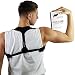 Posture corrector for women men & kids – back wearable & easy adjustable clavicle brace – unnoticeable & comfortable shoulder support for sitting, slouching & hunching, sports,… by ALBURAQ