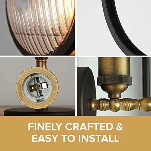 Image of Rustic Wall Sconce Wall Mounted Industrial Lamp Retro Vertical Lighting - PAR36 Wall Lights - Auto Engine Head Light - Steampunk Lantern Farmhouse Fixture - Aircraft Tractor Headlamp Wall Lamps