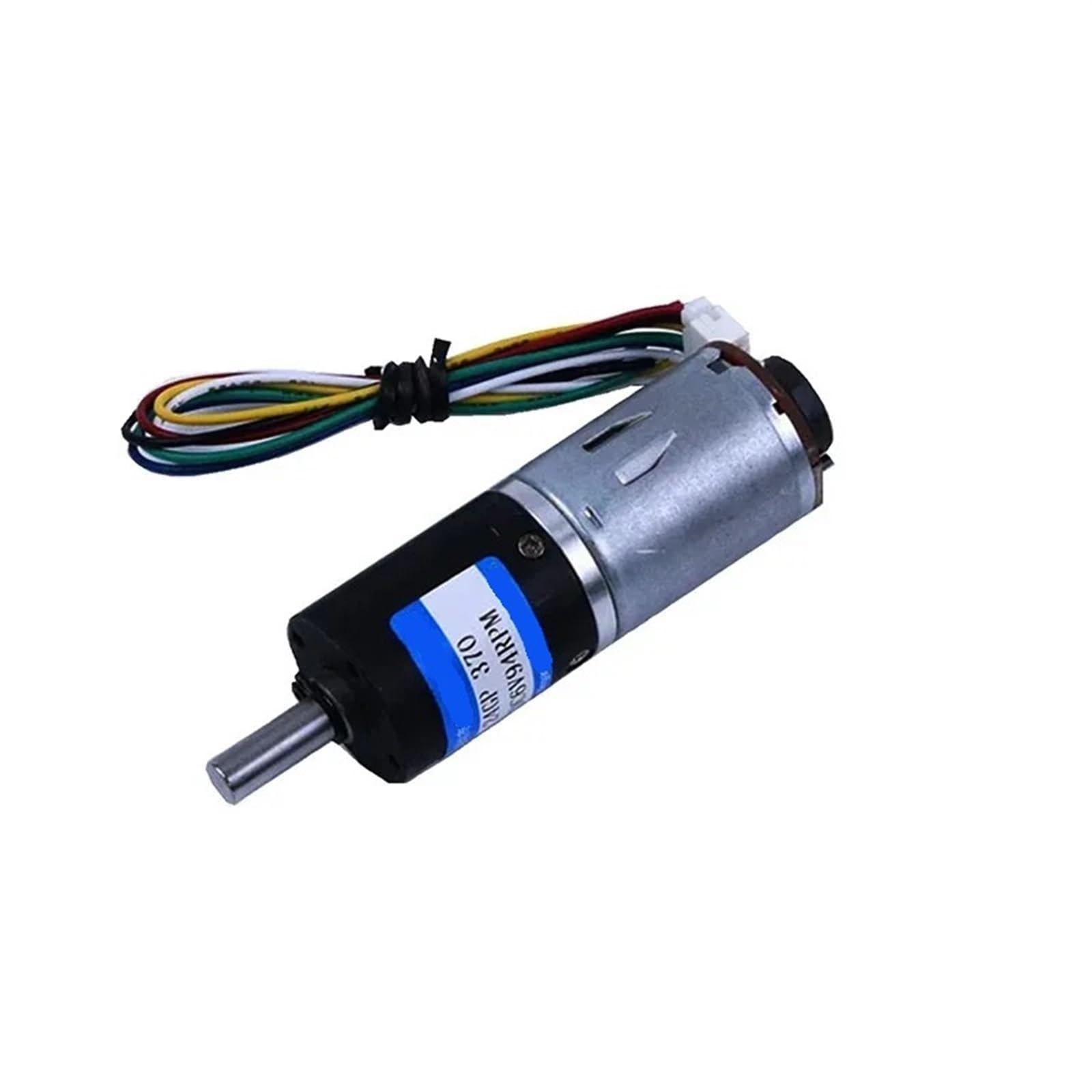 GNQUKEBWH 6V Brushed DC Planetary Gear Reducer Motor 24mm with Encoder Adjustable Speed Can CW CCW MY24GP-370B(6V Motorand Bracket,40RPM 6MM)