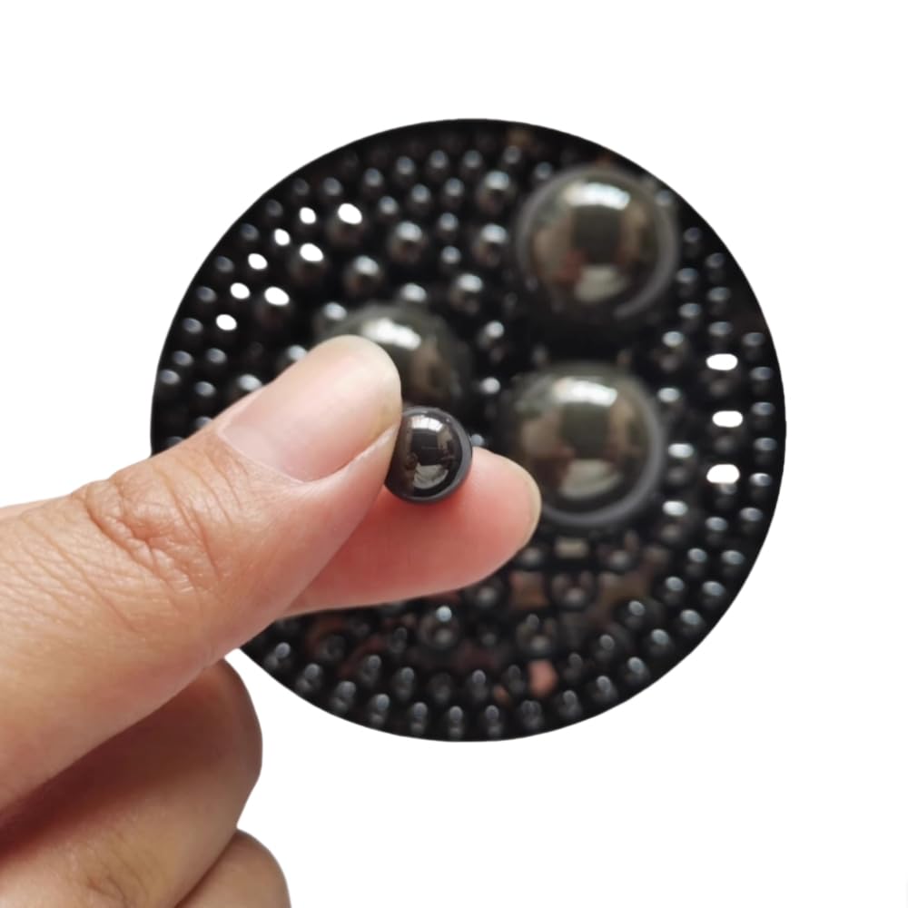 Bola de cerámica de nitruro de silicio: cuentas de rodamientos mecánicos de precisión resistentes al desgaste (opciones de diámetro de 30,1625 mm a 63,5 mm)(44.45mm)