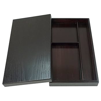 Amazon | 硯箱 携帯用 大 黒 (横幅16cm) | 硯 | 文房具