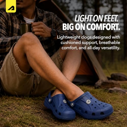 Image of Boldfit Clogs for Man, One-Piece Clogs for Men Soft Eva Slipon Sliders for Men-Seamless Comfort, Lightweight Crocs Men, Cushioned, Water-Resistant, Anti Skid, Unisex Everyday Footwear