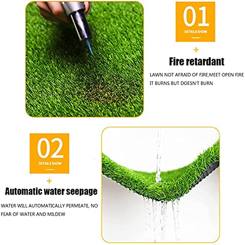 ECO MATRIX Nistkasten Gras Kunstrasen Quadrate für Hühnerstall Wiederverwendbare Garten Haustier Gras Fliesen Pads… – Bild 6