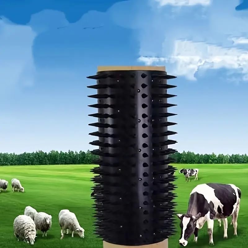 42 * 33cm Comfort Grip Itch Relief Brush Comfort Grip Horse & Livestock Brush - Soft Rubber Bristles for Itch Relief, Ideal for Horses, Cows, and Sheep, 42 * 33cm, Plastic