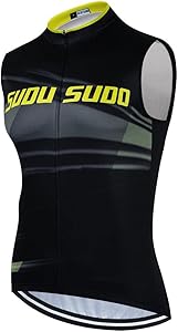 SUDU SUDO Men's Sleeveless Cycling Jersey (Version 2)